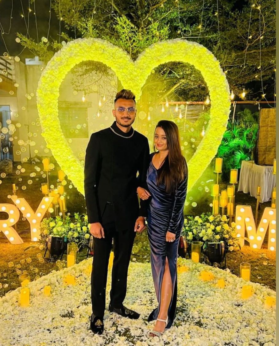 akshar patel engagement